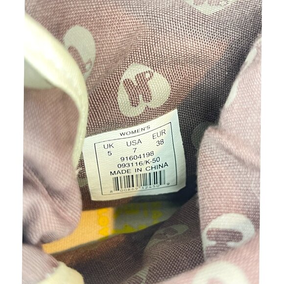 2000s Harajuku Lovers Rainbow Print High Tops sz 7 - Picture 10 of 10